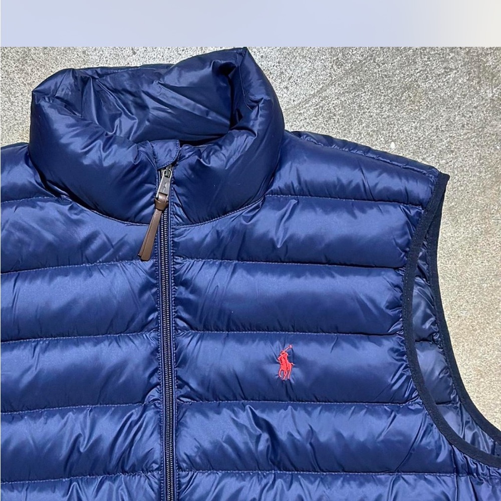 Ralph Lauren Navy Puffer Vest